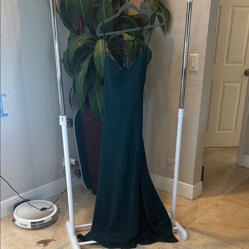Elegant Green Evening Gown